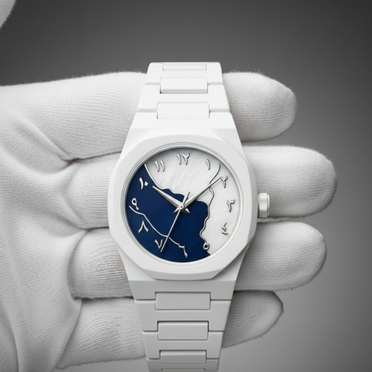 ✨Arabic Aura – White Blue Edition