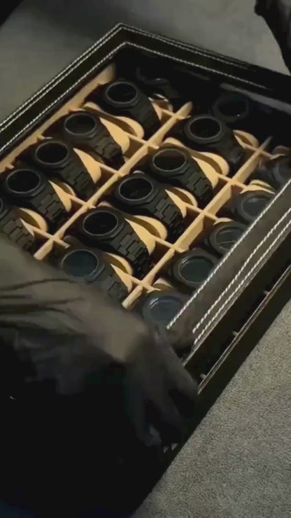 ✨ Arabic Aura – Black Luxury Watch